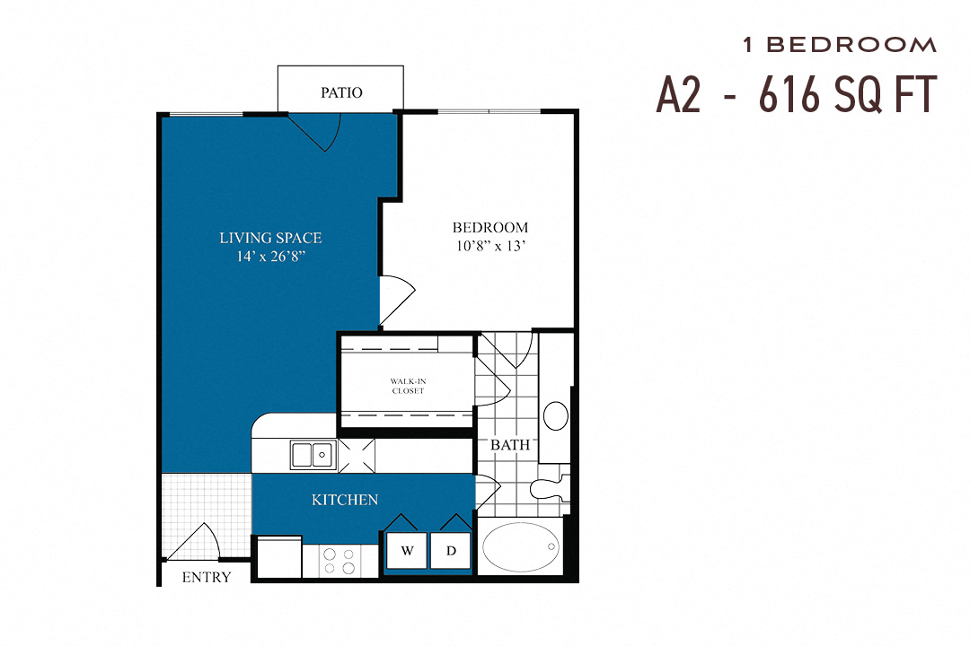 Commons Park West One Bedroom A2